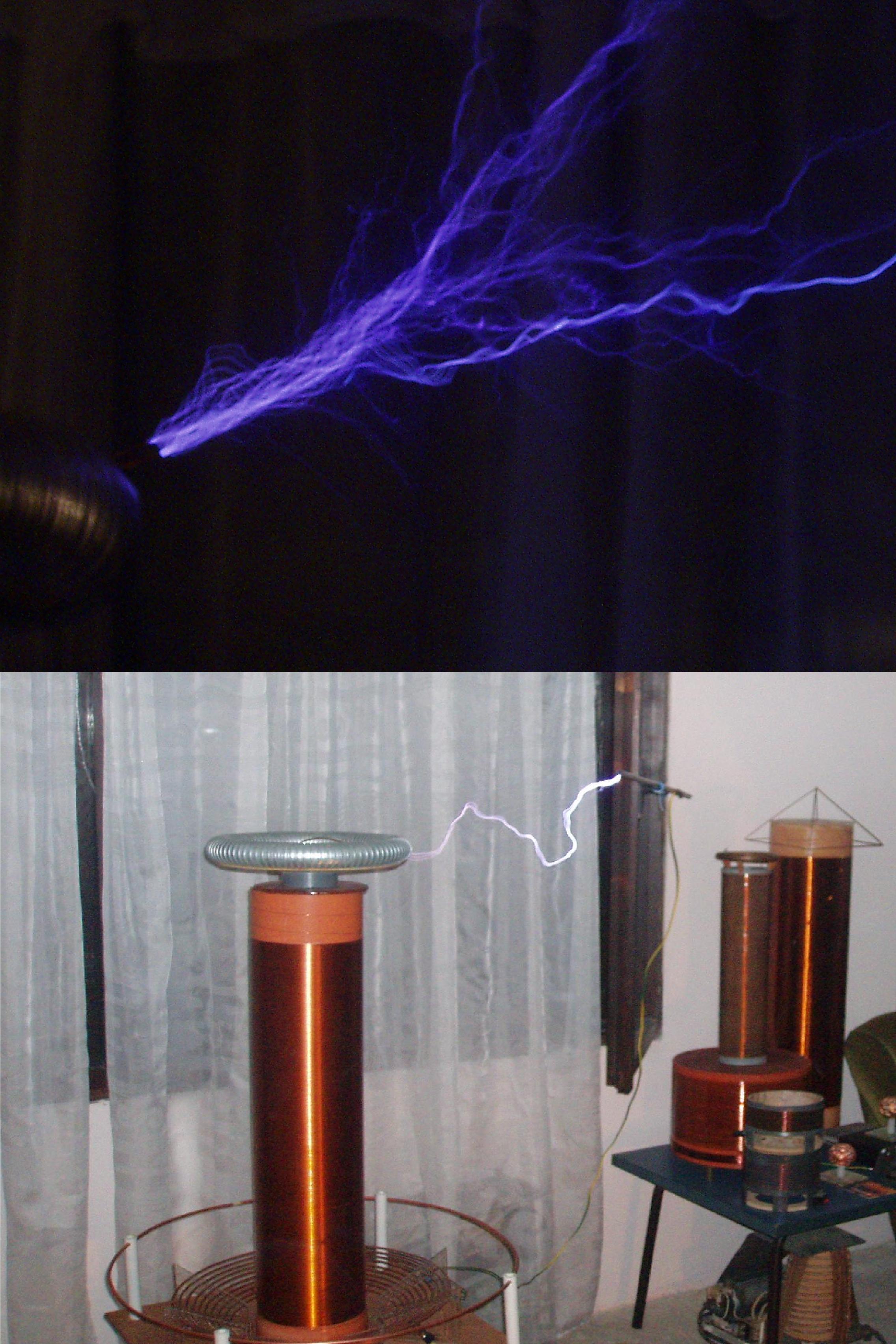 White/Blue spark